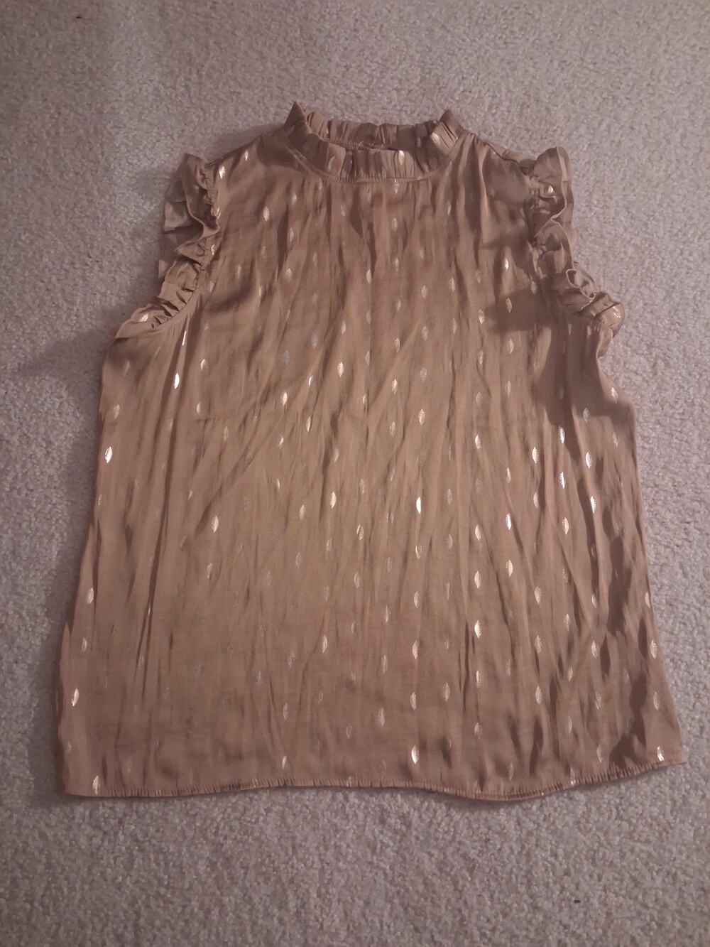 Women's Luna Rue Sorry Sleeve Blouse Size Large
